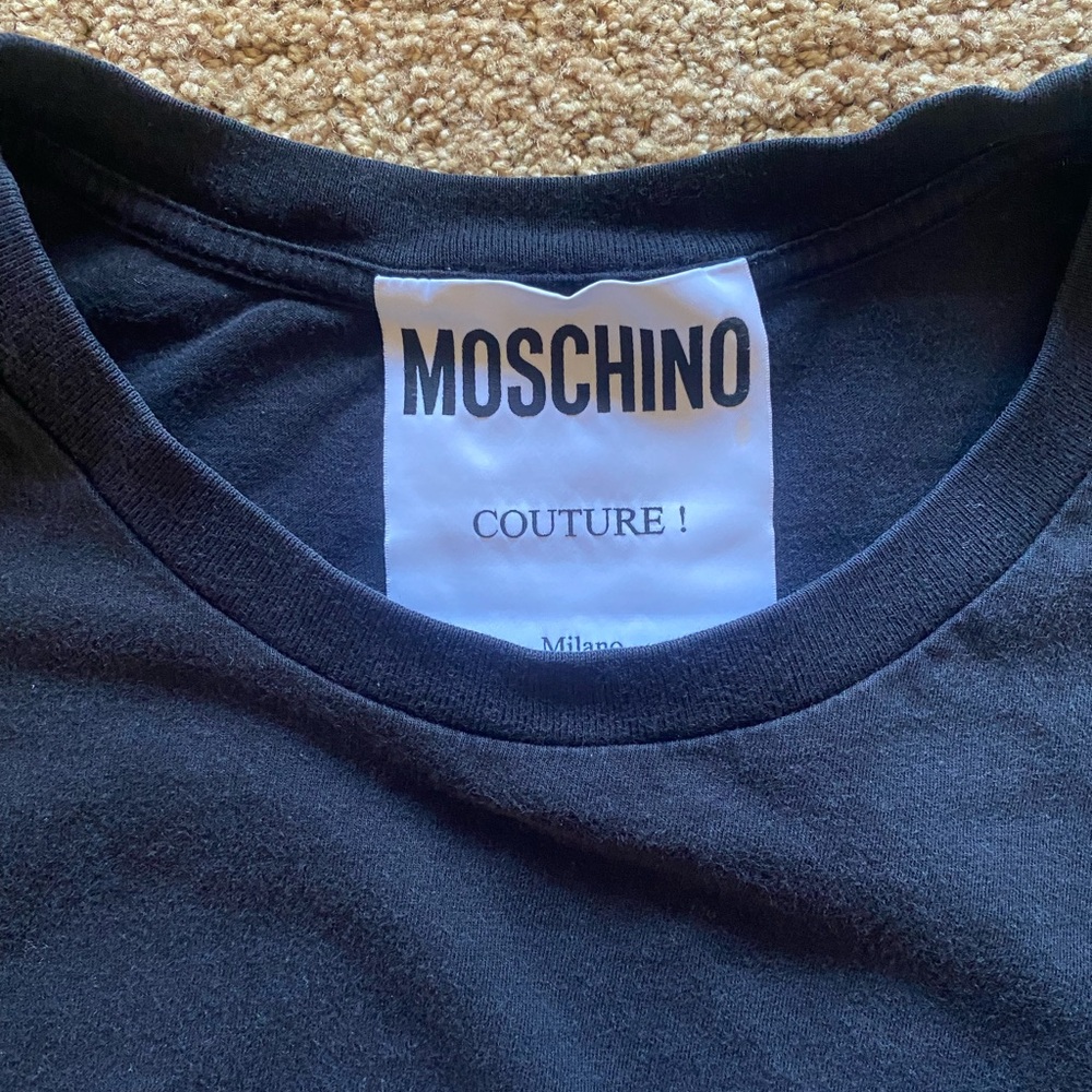 Moschino oversized t-shirt with stop sign - Picture 3 of 6